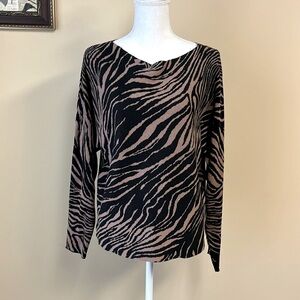Zebra Print Sweater